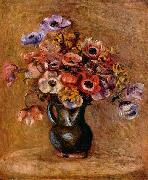 Pierre-Auguste Renoir Stilleben mit Anemonen oil on canvas